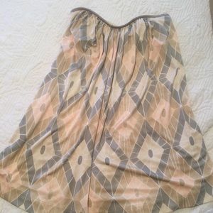 Elizabeth and James strapless dress